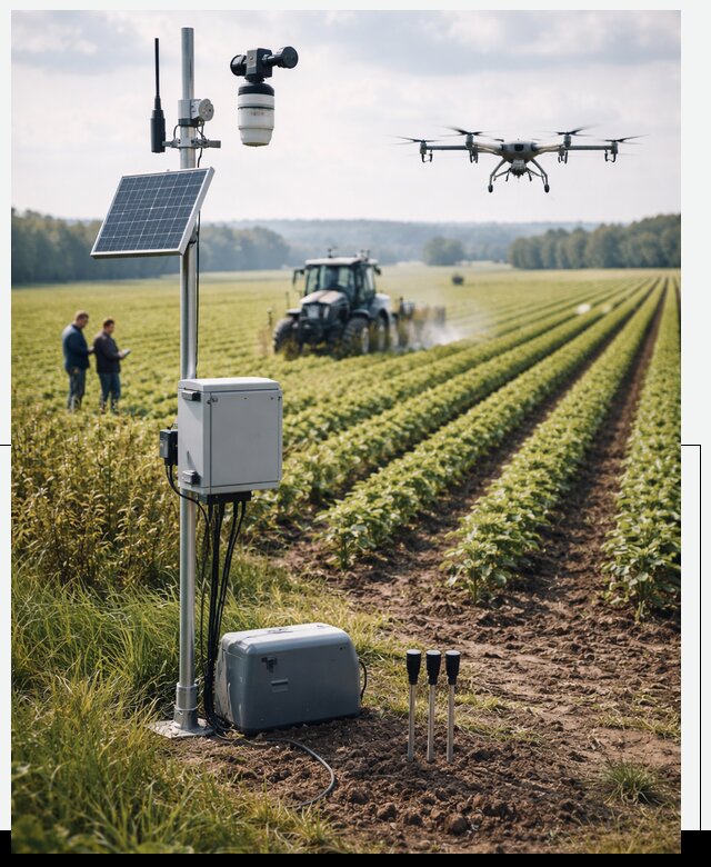 Разработка IoT мониторинга полей в Соли-Илецке от 8855 р. | АвикейСои